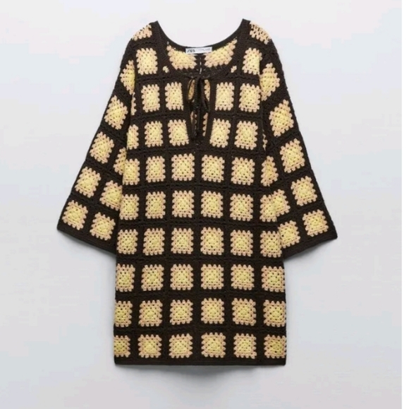 Zara Dresses Zara Crochet Dress Womens Size Xsmallsmall Nwt Poshmark